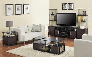 Altra Carson 50&quot; TV Stand, Cherry/Black N25
