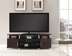 Altra Carson 50&quot; TV Stand, Cherry/Black N26