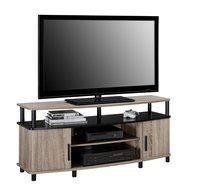 Altra Carson 50&quot; TV Stand, Cherry/Black N39
