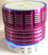 LED 5 Watt Bluetooth Portable Mini Wireless Speaker for Ipad/iphone/ipod Purple N5