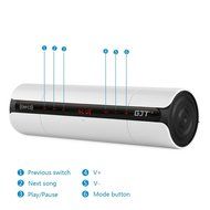 GJT&reg;Bluetooth 4.0 Portable Wireless Stereo Speaker,Speakerphone Ultra Bass Speaker,NFC,AUX for iPhone,iPad,Samsung... N9