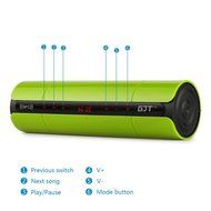 GJT&reg;Bluetooth 4.0 Portable Wireless Stereo Speaker,Speakerphone Ultra Bass Speaker,NFC,AUX for iPhone,iPad,Samsung... N16