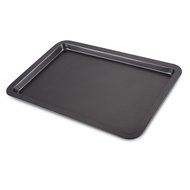 Finether FDA 3-Piece Nonstick Rectangular Bakeware and Cookie Sheet Set Pan Set Serving Tray, Dark Grey N5