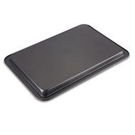 Finether FDA 3-Piece Nonstick Rectangular Bakeware and Cookie Sheet Set Pan Set Serving Tray, Dark Grey N6