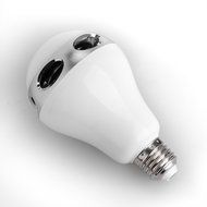 IMAGE New Bluetooth Connection Music Audio Speaker LED Color Light Bulb N7