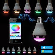 IMAGE New Bluetooth Connection Music Audio Speaker LED Color Light Bulb N9