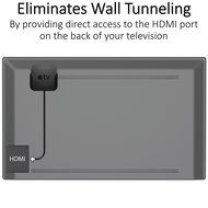 TotalMount Apple TV Mount Compatible with the Apple TV 4 N3