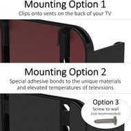 TotalMount Apple TV Mount Compatible with the Apple TV 4 N6