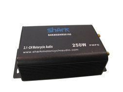 Shark Motorcycle Audio Shkshr7170bt-black 250w 2 Speakers Plus Fm Radio with 2 Remotes (Wired/wireless) Sd AUX... N5