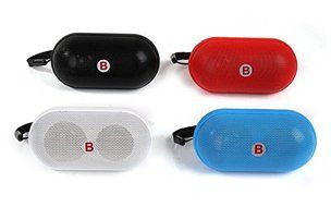 Leaf Tech Y-28 Super Portable Mini Bluetooth Wireless Pill Speaker (White)