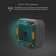 BlitzWolf Portable Bluetooth Speakers, 5W 2000mAh IP65 Water-resistant Hands Free Wireless MP3 Music Player for... N6
