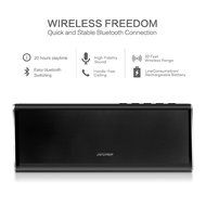 Junjiada Bluetooth Speakers Stereo 20W Speaker (Dual 10W Drivers, Dual Passive Subwoofer, Strong Bass, Aluminum-Alloy... N5