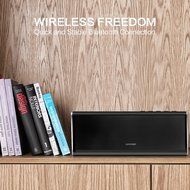 Junjiada Bluetooth Speakers Stereo 20W Speaker (Dual 10W Drivers, Dual Passive Subwoofer, Strong Bass, Aluminum-Alloy... N6