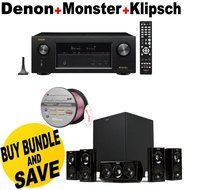Denon AVR-X3300W 7.2 Channel Full 4K Ultra HD A/V Receiver with Built-In Wi-Fi and Bluetooth + Polk Audio 5.1...