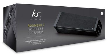 KitSound BoomBar 2 Universal Portable Bluetooth Wireless Speaker Compatible with Smartphones, Tablets and MP3... N5