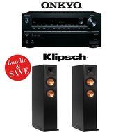 Onkyo TX-NR646 7.2-Channel Network A/V Home Theater Receiver + (1) Pair of Klipsch RP-250F Reference Premiere...