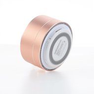 KAIQISJ A10 Golden Portable Wireless Transmission Minimalist Style LED Reflective Light Bluetooth Speaker N3