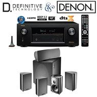 Denon AVR-X3200W Receiver Bundle with Definitive Technology ProCinema 600 Speaker System (Black)