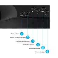 Bicyclestore Portable Bluetooth V2.1 + EDR Stereo Speaker With Hidden LED Display Wireless Stereo Music Player... N4