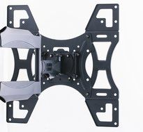 Invision TV Wall Mount Bracket with Tilt and Swivel 20 Inch Articulating Arm/Ultra Slim 1.8-Inch Wall Profile... N4