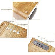 niceEshop(TM) Wood Bluetooth 4.0 Wireless Mini Speaker with FM Radio 1800mAh Rechargable Battery Compatible with... N3