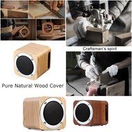 niceEshop(TM) Wood Bluetooth 4.0 Wireless Mini Speaker with FM Radio 1800mAh Rechargable Battery Compatible with... N4