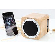 niceEshop(TM) Wood Bluetooth 4.0 Wireless Mini Speaker with FM Radio 1800mAh Rechargable Battery Compatible with... N6