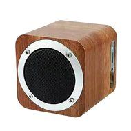 niceEshop(TM) Wood Bluetooth 4.0 Wireless Mini Speaker with FM Radio 1800mAh Rechargable Battery Compatible with... N7