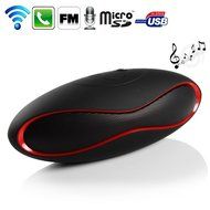 Leadzm Bluetooth Speaker, Olive Wireless Bluetooth Speaker Built-in Microphone - Support TF Card, FM, USB Flash... N8