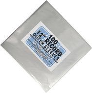 (100) 12" Record Outer Sleeves - INDUSTRY STANDARD 3mil Thick Polyethylene - 12 3/4" x 12 1/2".