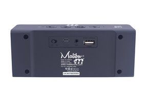 Malektronic Malibu 2.0 Bluetooth Speaker - Black N4