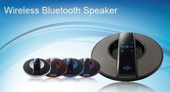 Double Power Wireless Bluetooth Speaker - Black (BT200-BLK) N2