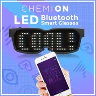 CHEMION - Unique Bluetooth LED Glasses - Display Messages, Animation, Drawings! N9