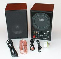 Vanatoo Transparent One Speakers with Bluetooth (Cherry, Bluetooth, Set of 2) N2