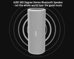 360 Degree Comprehensive Stereo Water-proof Bluetooth Speaker Support TF Playback(blue) N6
