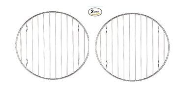 Mrs. Anderson&rsquo;s Baking Professional Round Baking and Cooling Rack, Heavyweight Chrome, 6-Inches N4