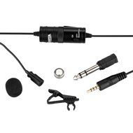 Boya Omnidirectional Lavalier Condenser Microphone with 20ft Audio Cable- for DSLRs Camcorders Video Cameras and... N3