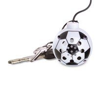 Sports Ball Shaped USB Rechargeable External Speaker with Key Ring. For Devices with 3.5 Mm Output Jack - Smartphones... N6