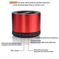 BOOMER VIVI Wireless Portable Bluetooth Speaker B03 with MP3 Player, FM Radio and Microphone, 360 Degree Surround... N4