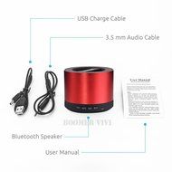 BOOMER VIVI Wireless Portable Bluetooth Speaker B03 with MP3 Player, FM Radio and Microphone, 360 Degree Surround... N5