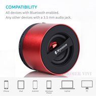 BOOMER VIVI Wireless Portable Bluetooth Speaker B03 with MP3 Player, FM Radio and Microphone, 360 Degree Surround... N6