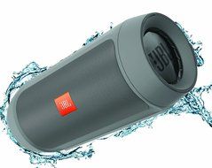 JBL Charge 2+ Splashproof Portable Bluetooth Speaker - Black (Certified Refurbished) N4