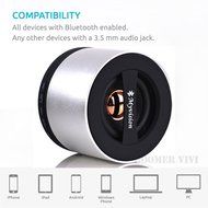 BOOMER VIVI Wireless Portable Bluetooth Speaker B03 with MP3 Player, FM Radio and Microphone, 360 Degree Surround... N13