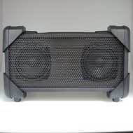 Vivitar V143BT-BLK Bluetooth Retro Boom Box Speaker, Black N3