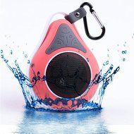 FOXNOVO Waterproof Wireless Bluetooth Speaker for Mountain Bike Outdoor Sports (Pink) N2