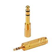 eBoot 2 Pack Headphone Adapter 6.35 mm (1/ 4 Inch) Male to 3.5 mm Female Stereo Adapter Plus 3.5 mm Stereo Male...