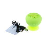 Ustop&trade; Neon Green New Water Resistant Mini Mushroom Wireless Bluetooth 3.0 Speaker N2
