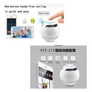 Portable multicolored ball with light Bluetooth speaker outdoor card Speaker phone (Pink) N5