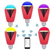 Imoch Bluetooth Smart bulb/speaker bulb - Smartphone Controlled Dimmable Multicolored Color Changing Lights -... N4
