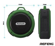 ReFeng Portable Wireless Bluetooth 3.0 Shower Speaker, With Hook and Dedicated Suction Cup for Shower,Bathroom... N4